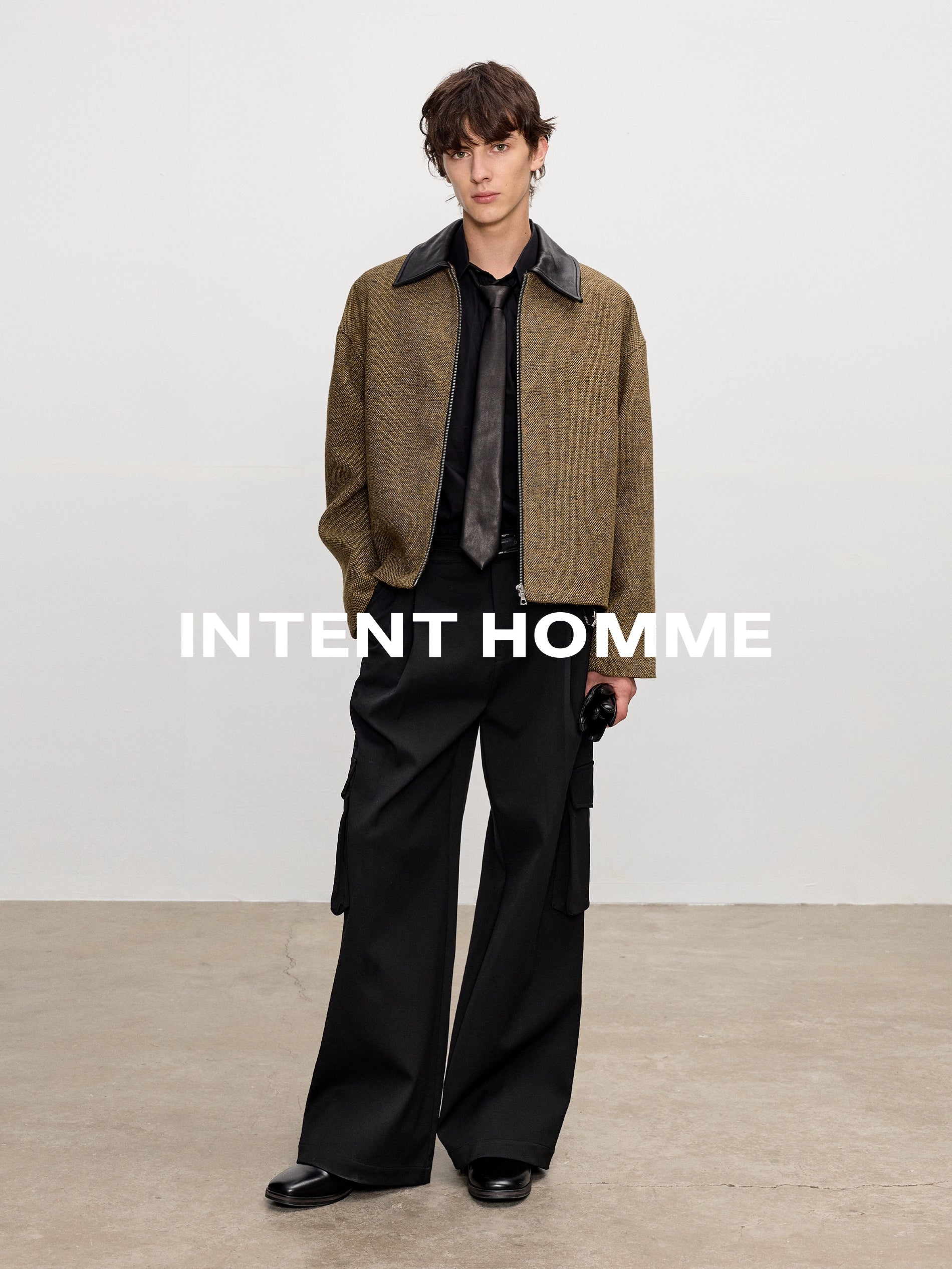 INTENT Vintage Lapel Tweed Jacket