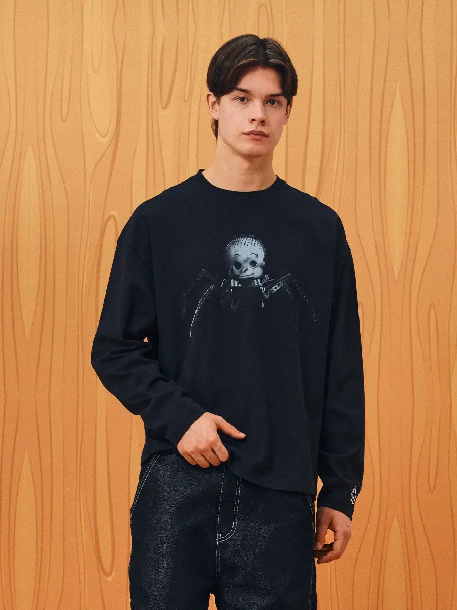 BURNIN Vintage Simple Casual Long Sleeve