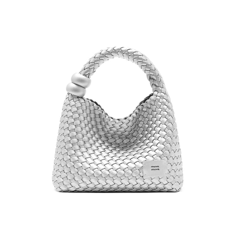 MUVA Woven Holiday Bead Small Bag