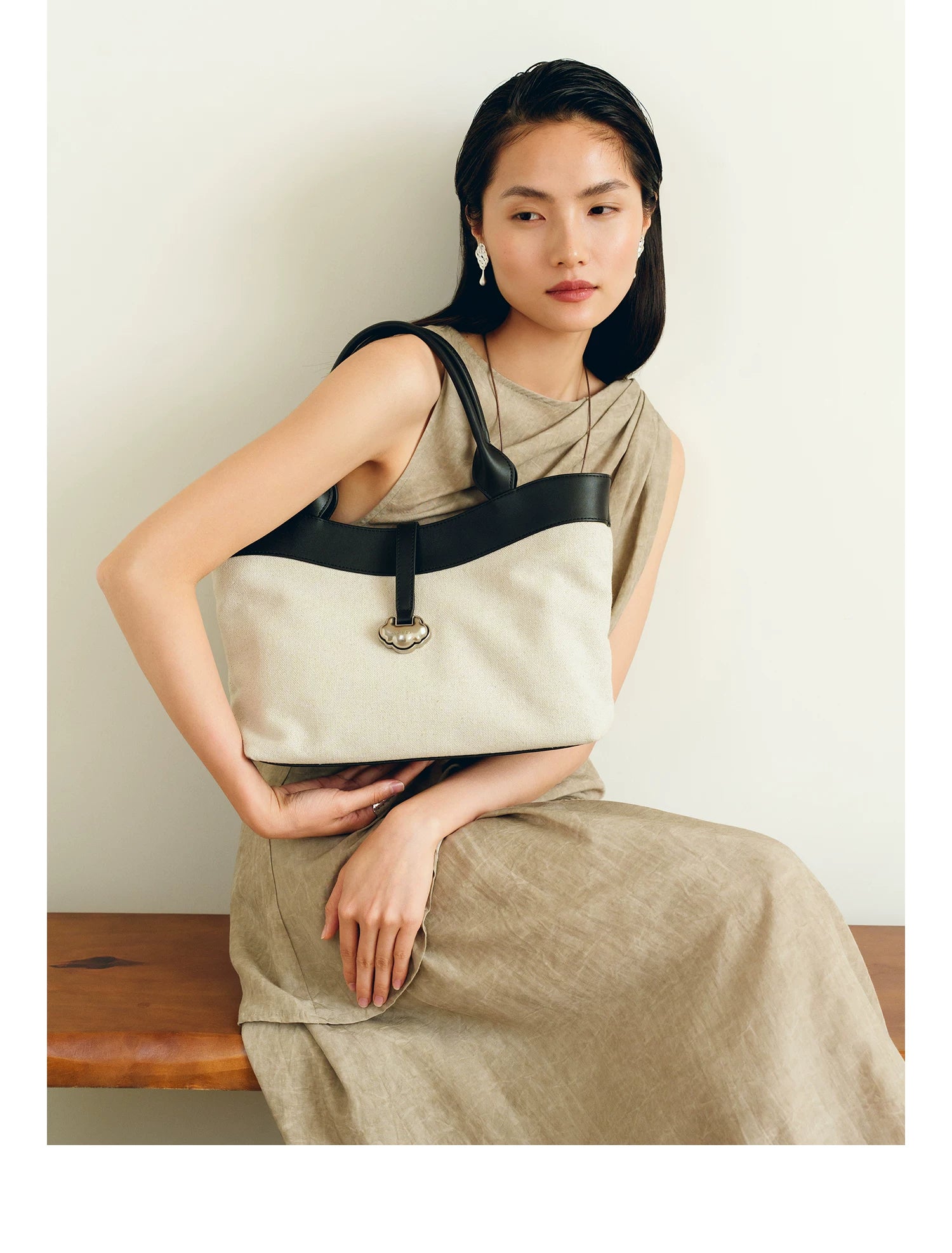 LOSEA First-layer Cowhide Handbag