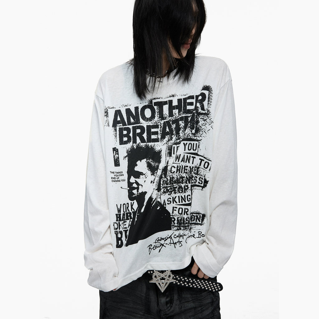 Lightinus Loose Lazy Light Bottom Long Sleeve