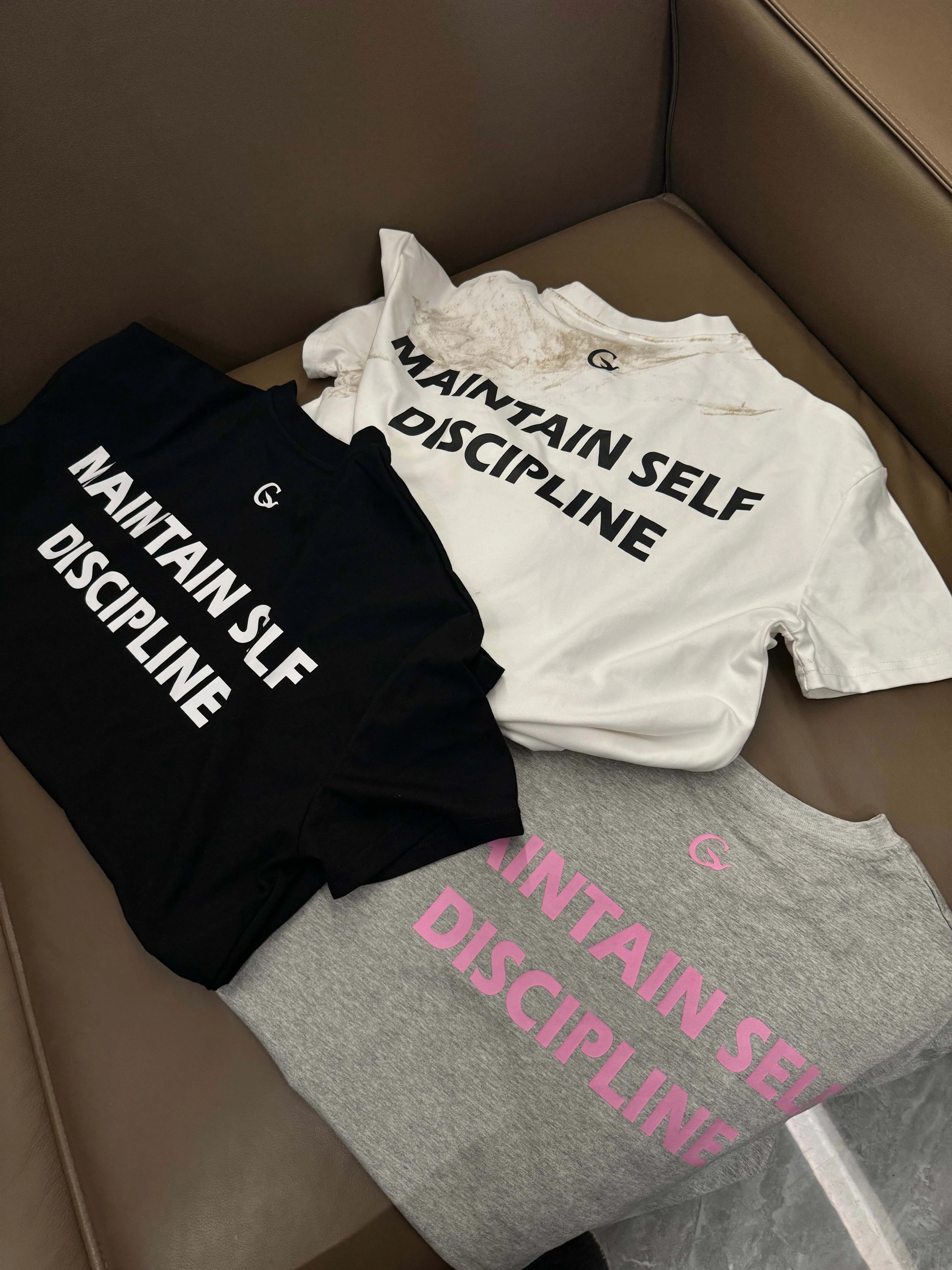 GTAL American Print Quick-Drying Elastic Crew Neck Tee