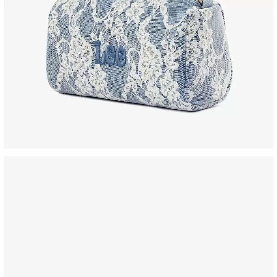 Lee Mini Lace Embroidered Chain Crossbody Bag