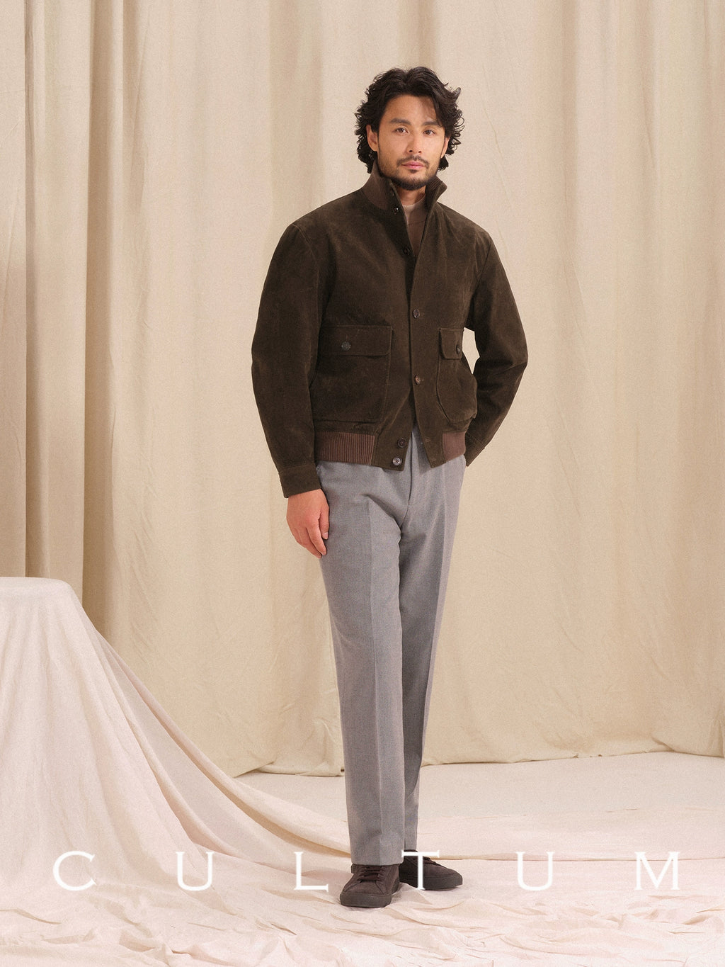 CULTUM Casual Blazer Silhouette Jacket