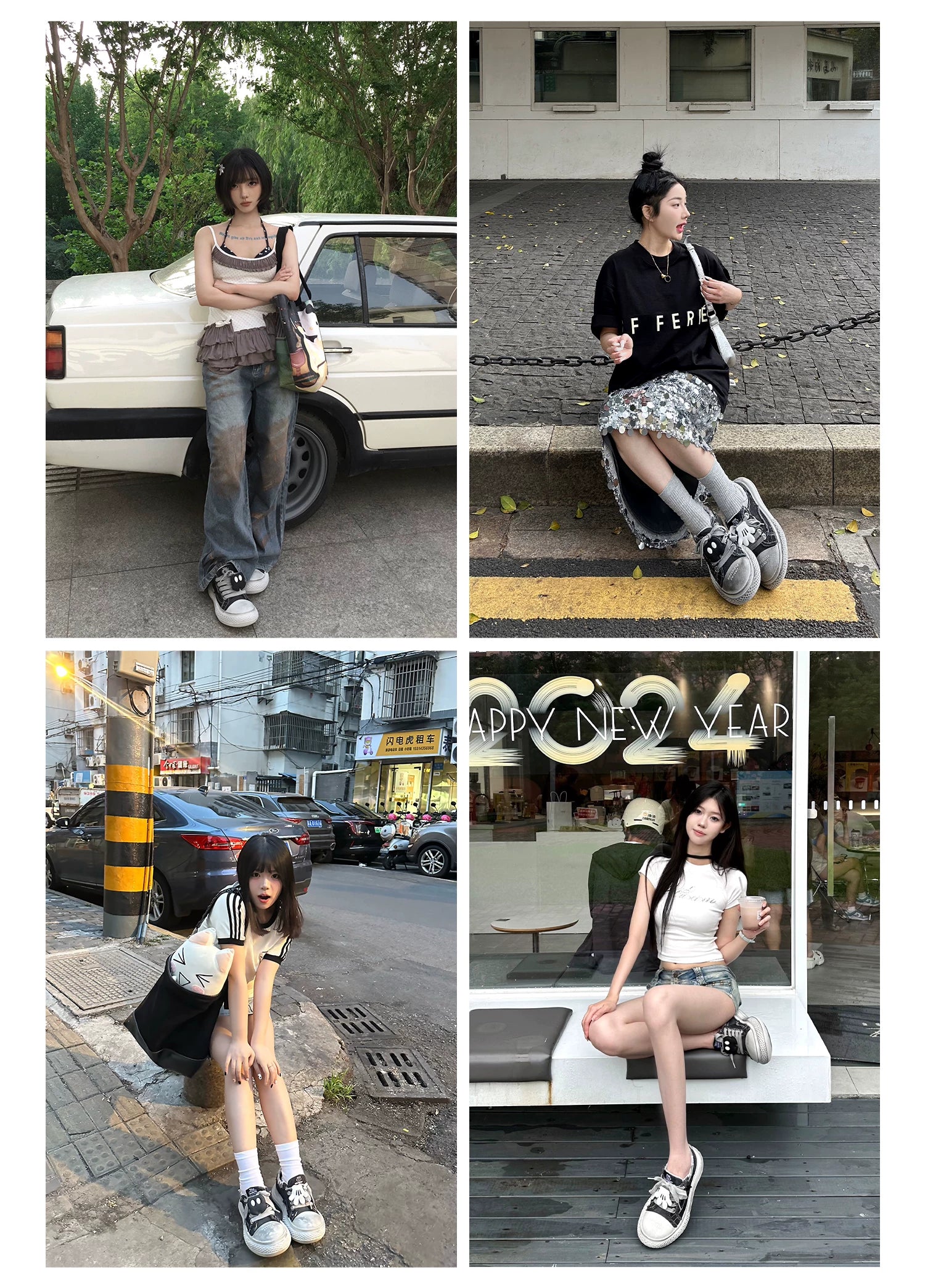 OLDORDER Thick-soled Heightening Big-head Casual Shoes