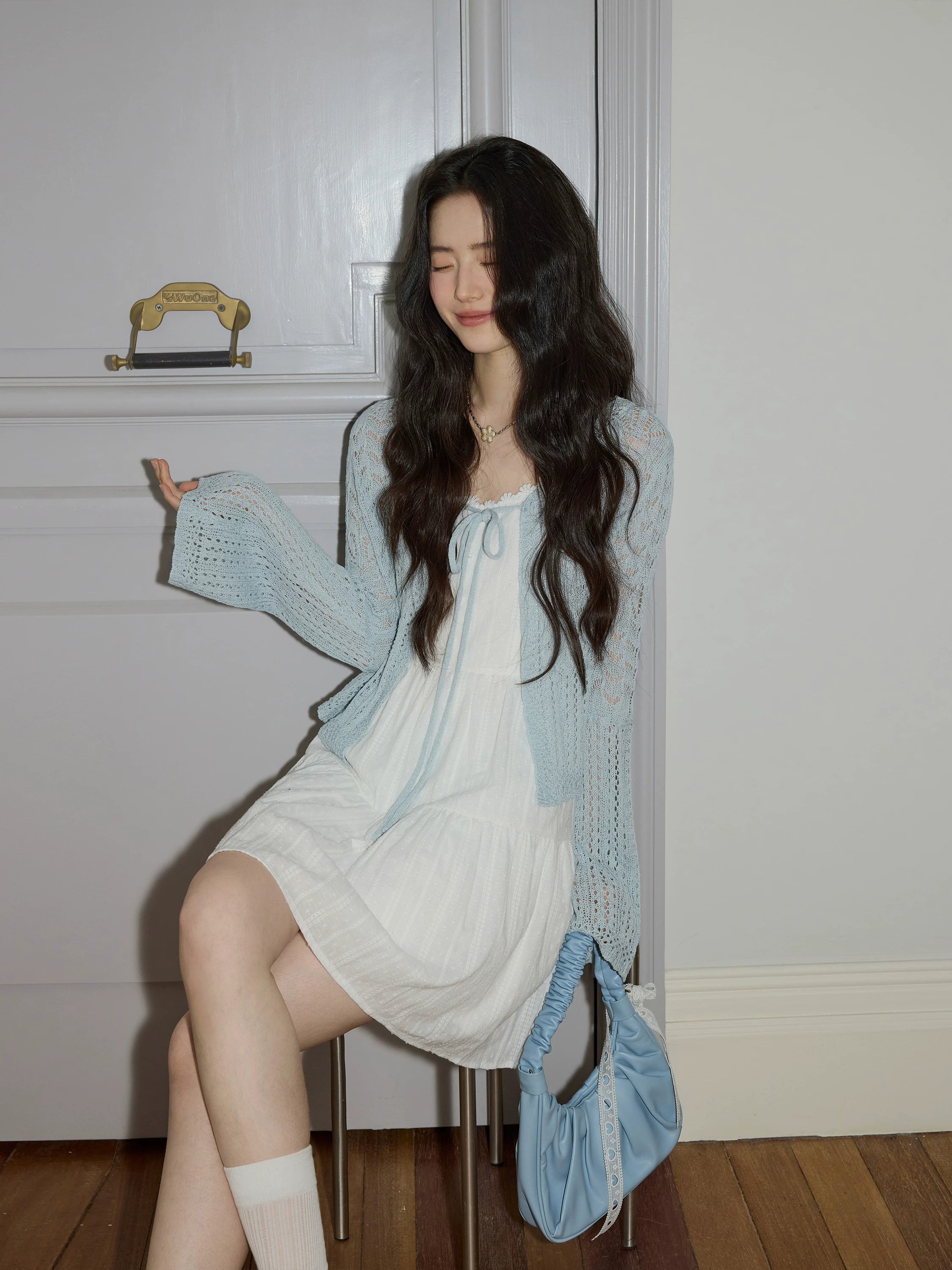 XUJING Waist Thin Suspender Dress