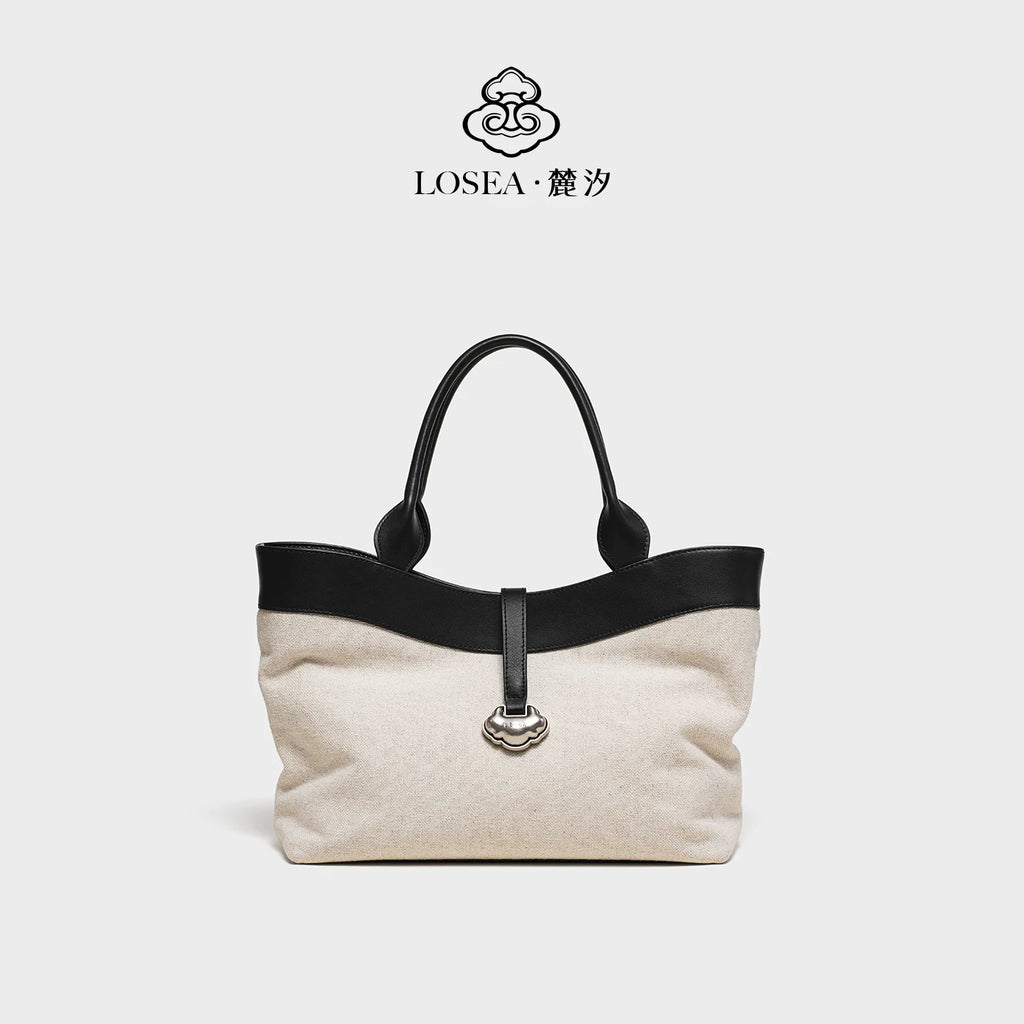 LOSEA First-layer Cowhide Handbag