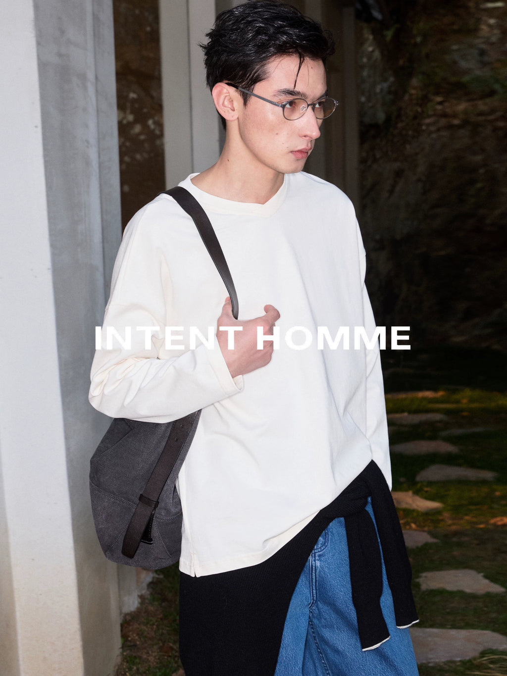 INTENT V-Neck Casual Bottom Long Sleeve