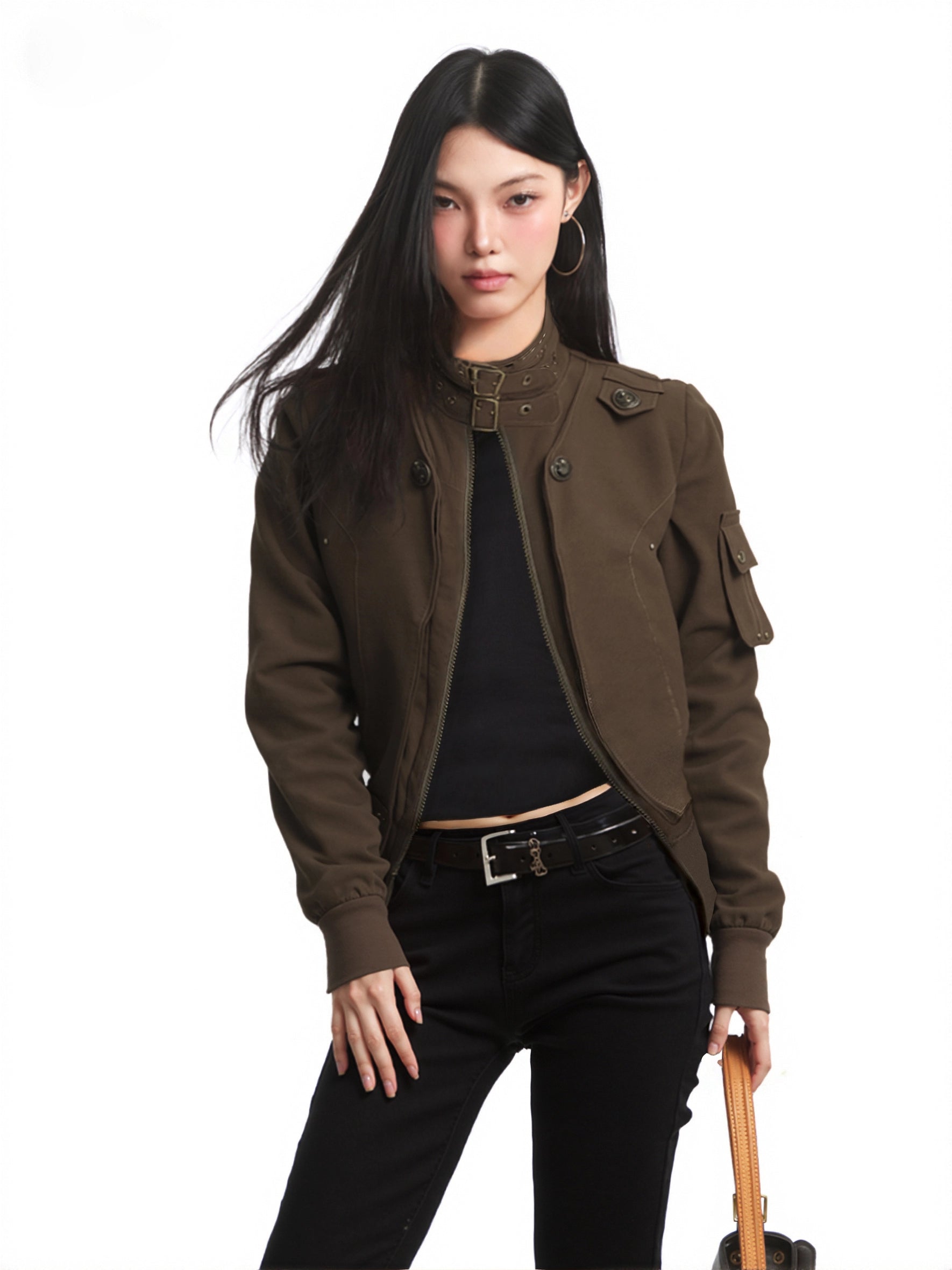 RHNDE Vintage Irregular Loose Short Jacket