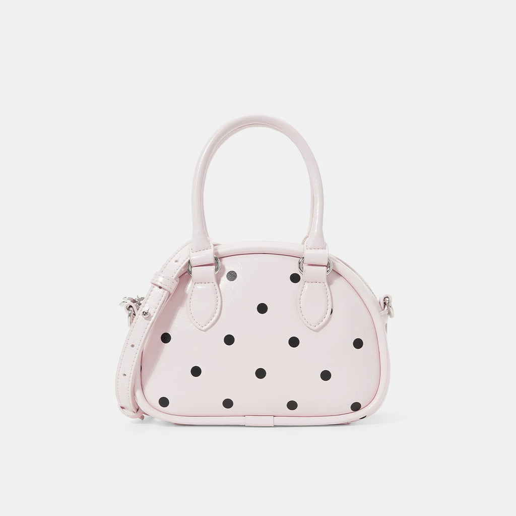 ANGELSKY Retro Polka Dot Messenger Bag