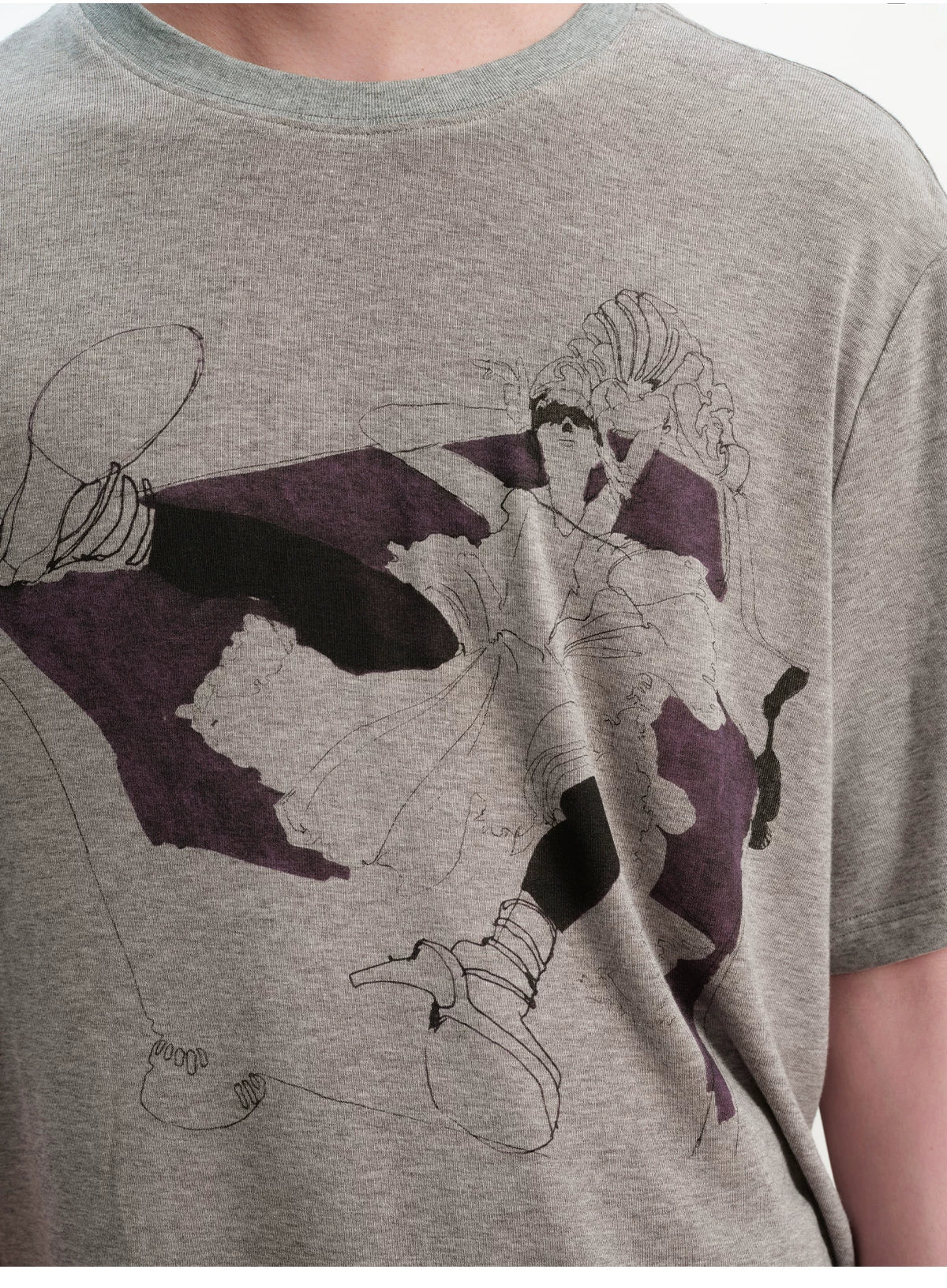 JCAESAR Retro Loose Versatile Tee