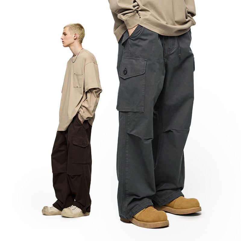 Inflation Trend Loose Parachute Pants