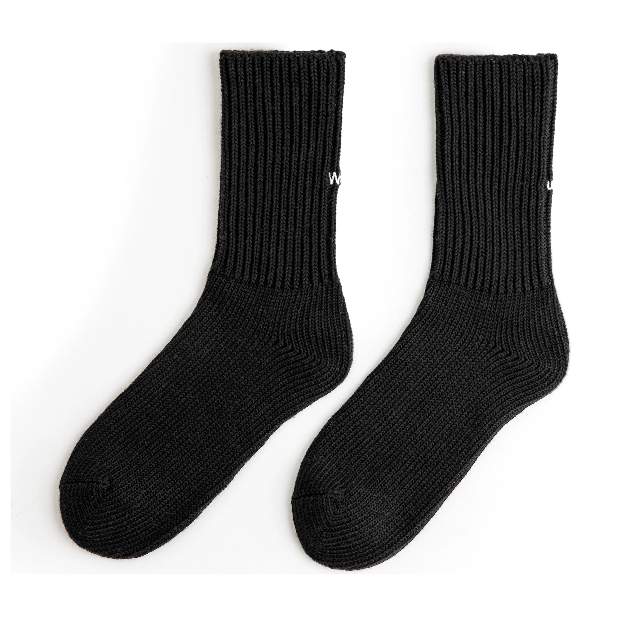 Maden Retro Thick Thread Embroidered Knitted Tube Socks