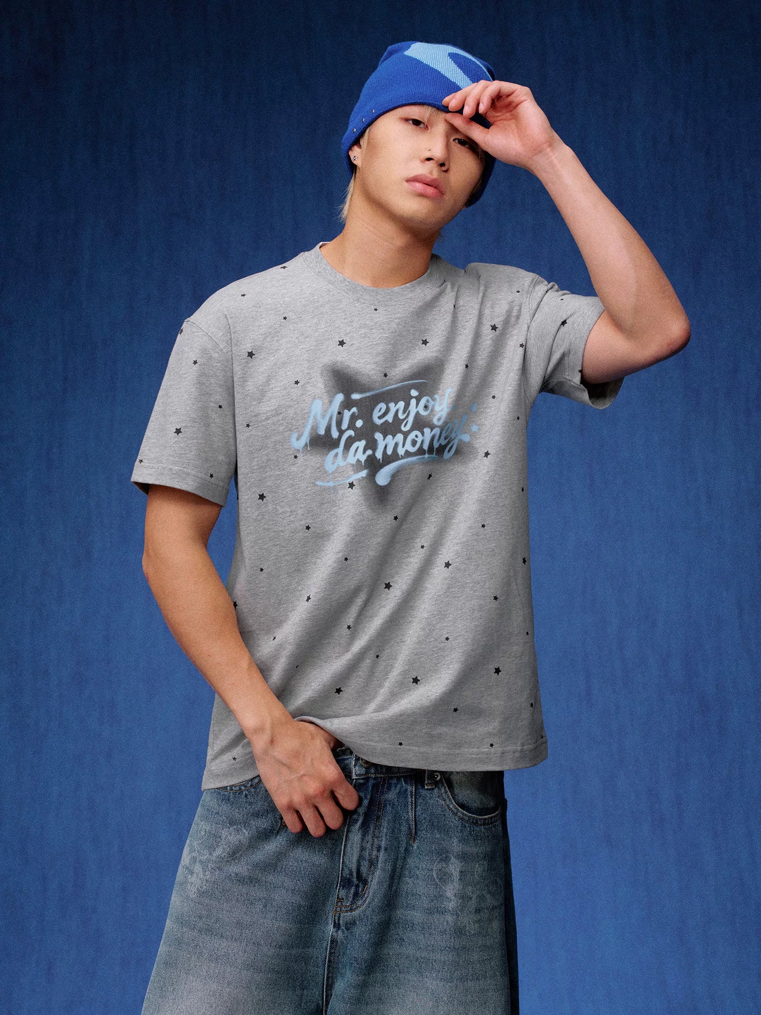 MEDM Star Polka Dot Versatile Casual Tee