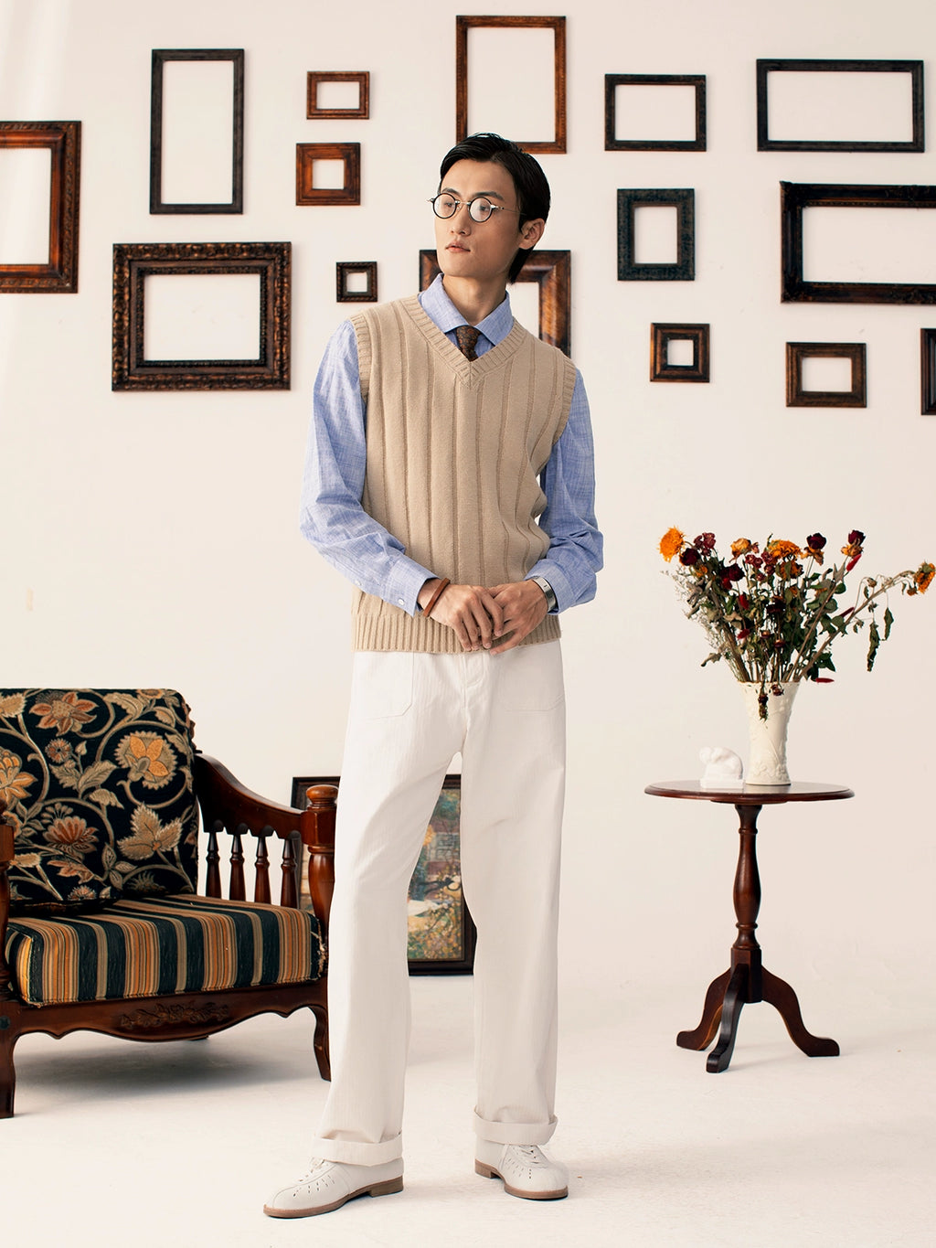 SOARIN College Style Versatile Sleeveless Sweater Vest