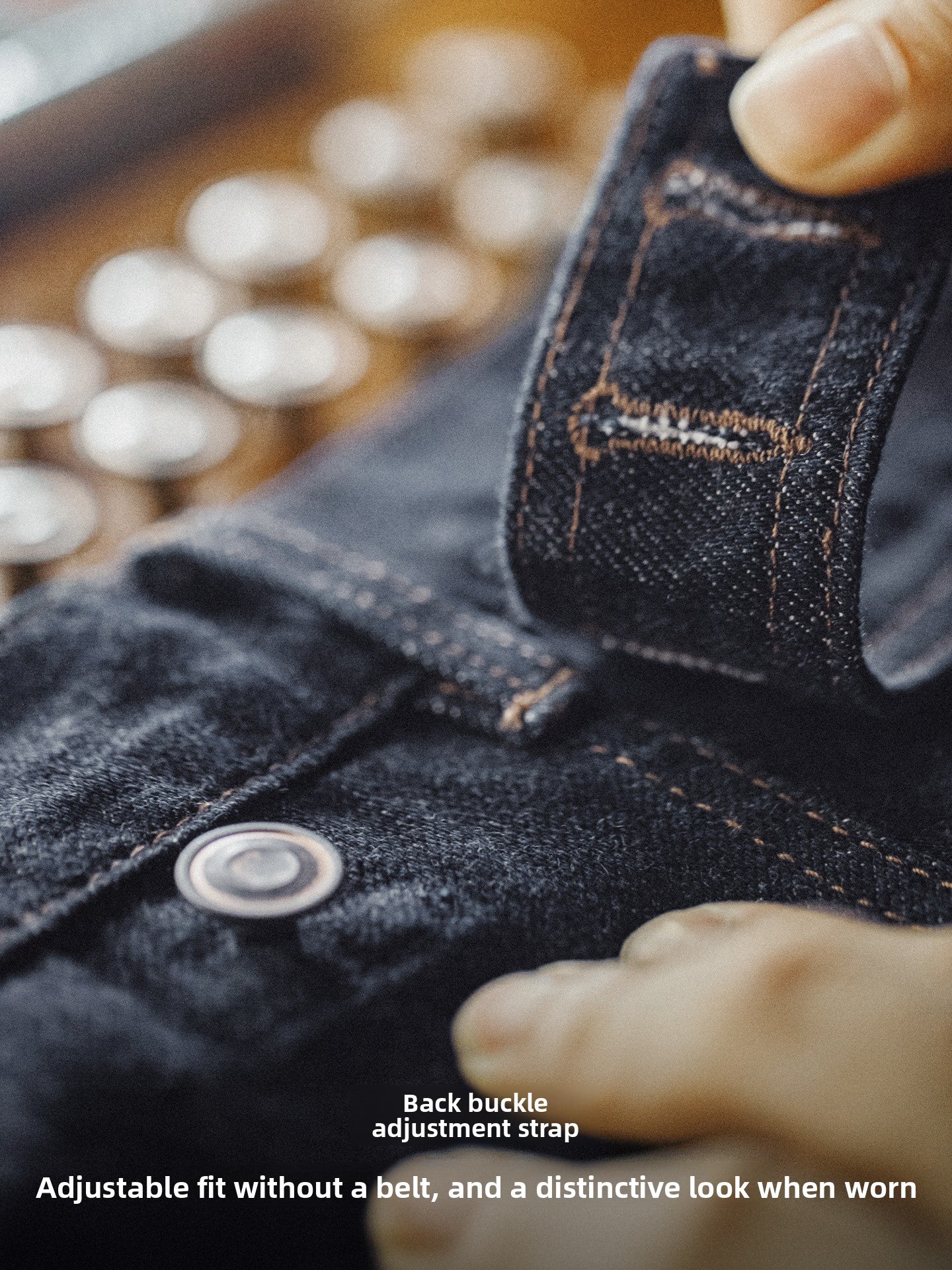 Madden Vintage Bamboo Dark Blue Straight Jeans