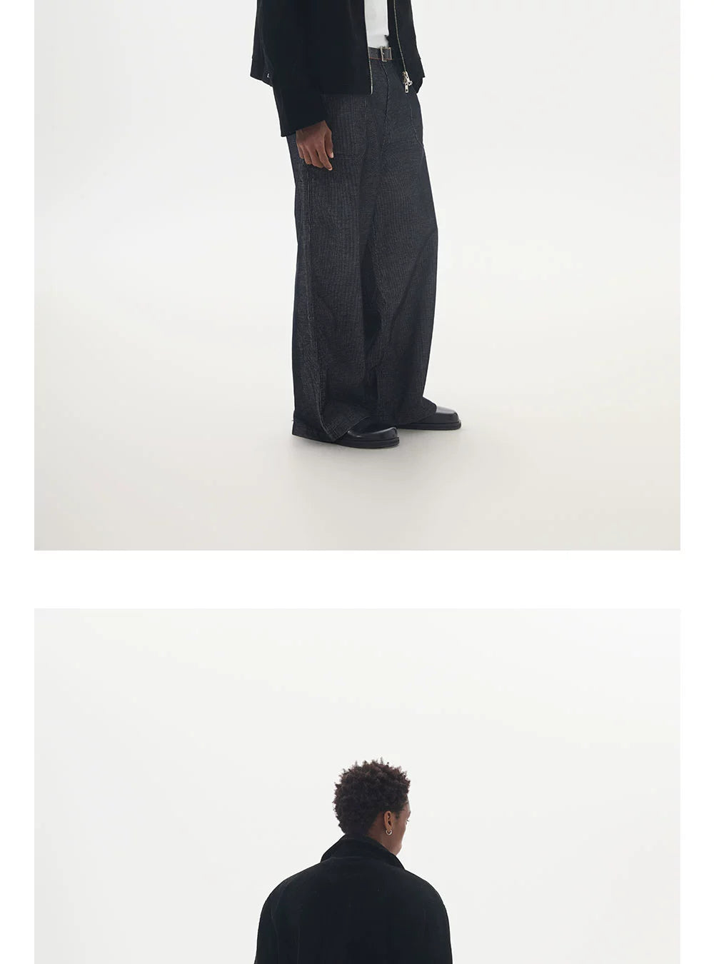 Anniehall Made Old Corduroy Loose Wide-leg Cargo Pants