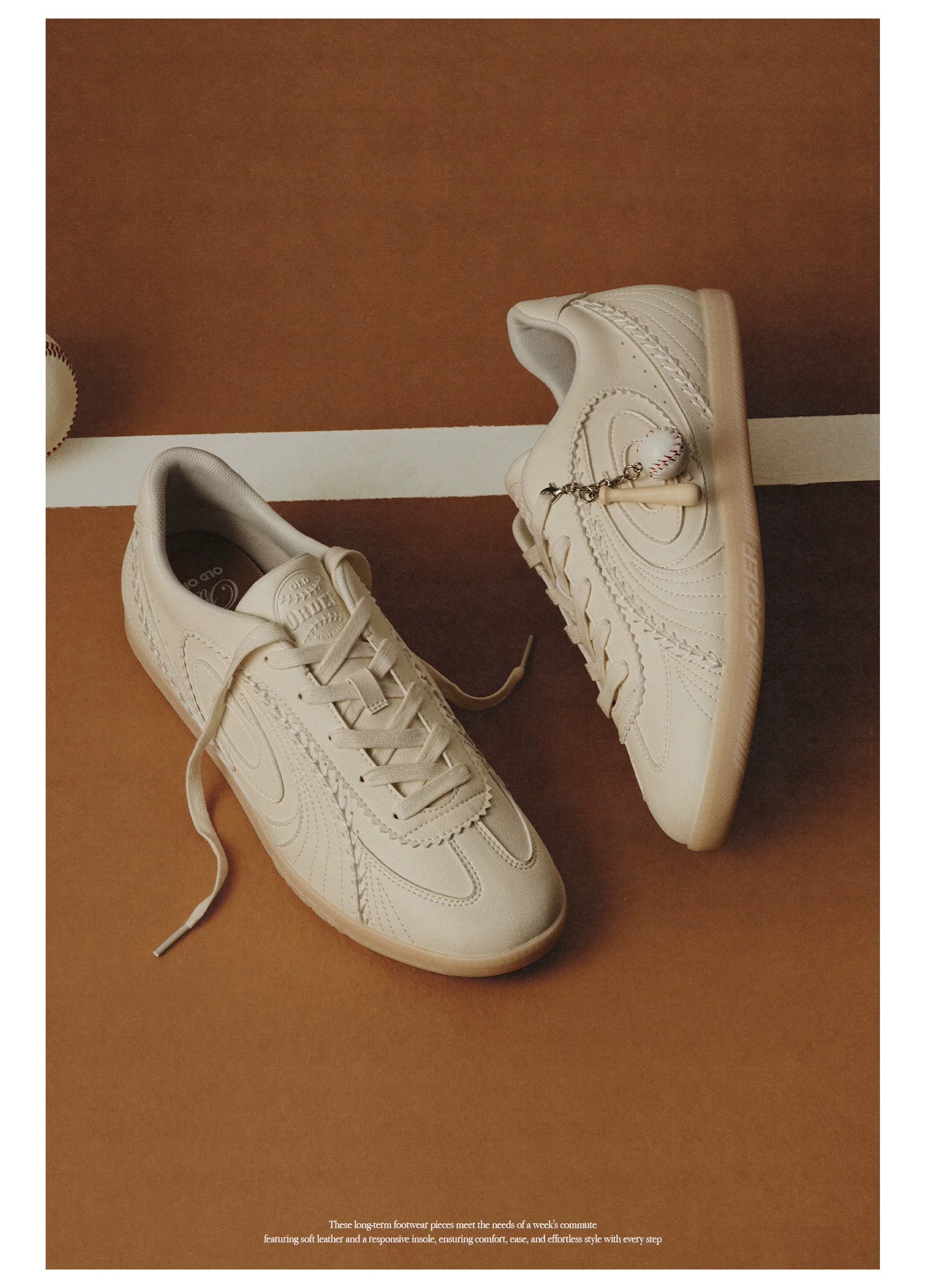 OLDORDER Vintage Niche Design Flat Shoes