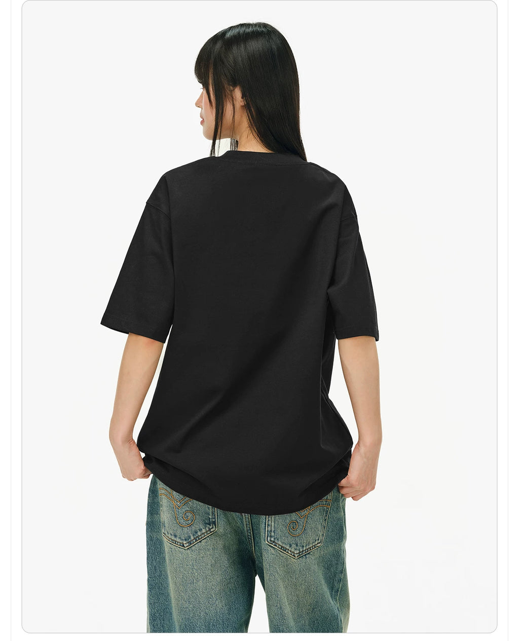404MOB Leopard Print Three-dimensional Embroidery Tee