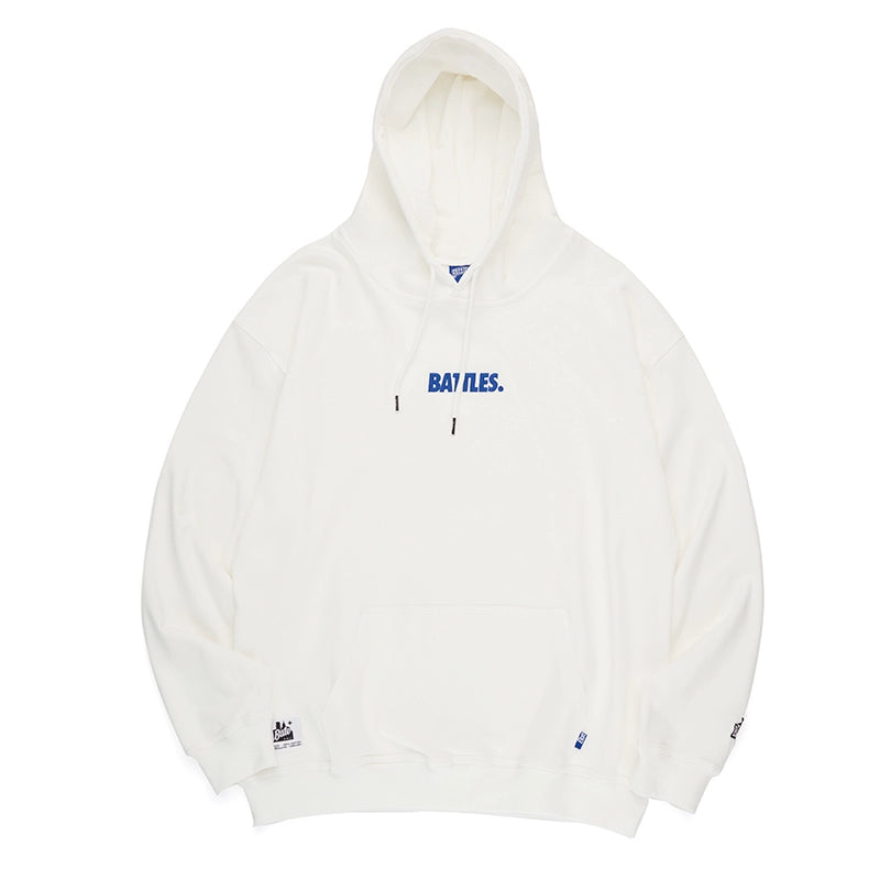 Battles Embroidered Cotton Terry Hooded Sweater