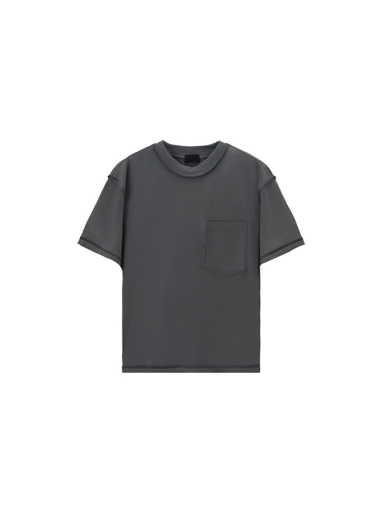 PLUS NO LOGO Reverse Pocket Light Drape Tee
