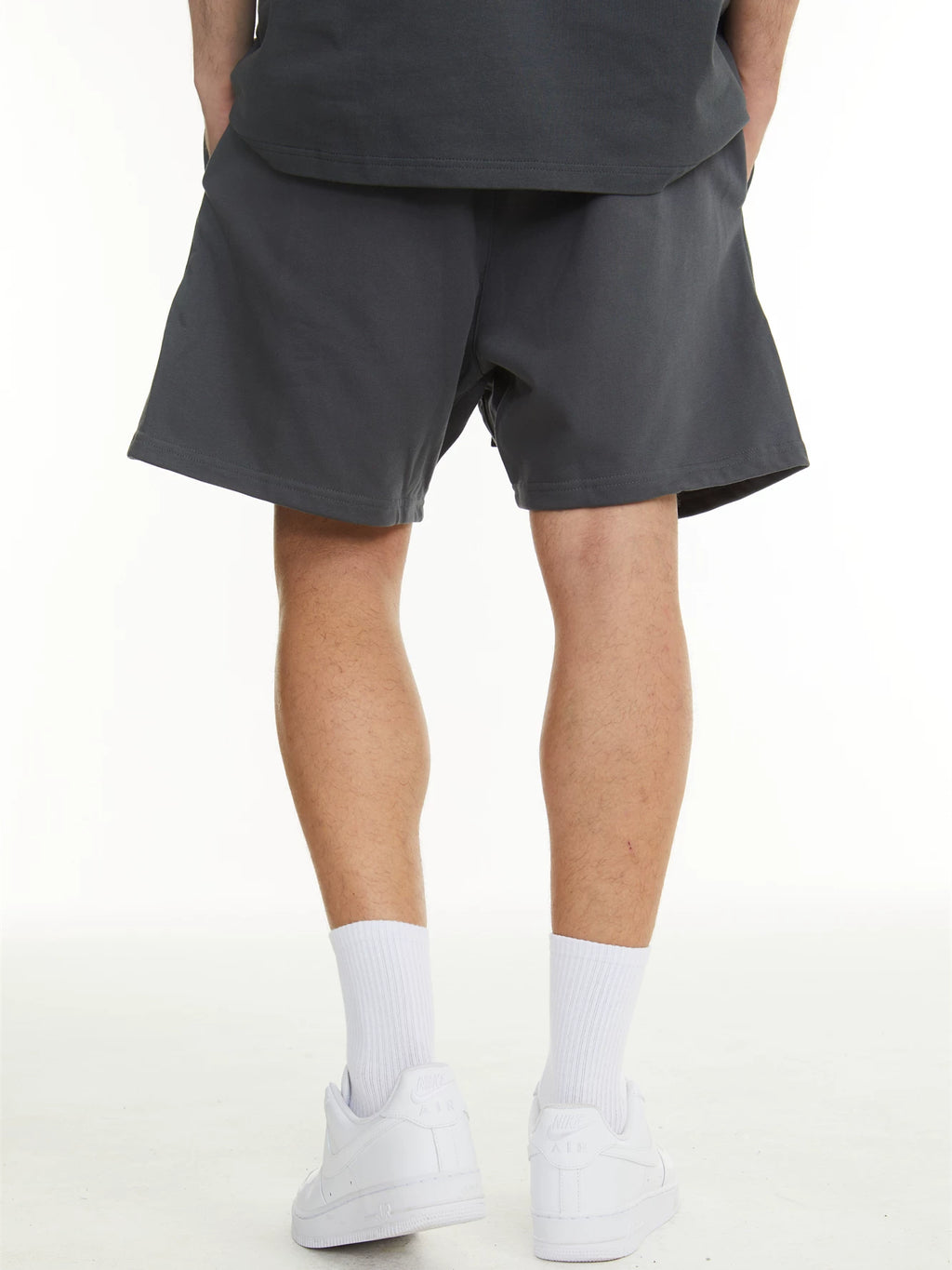 Blank: Map Casual Loose Straight Five-point Pants