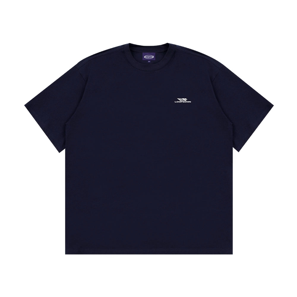 Loopsoon Back Letter Print Versatile Tee