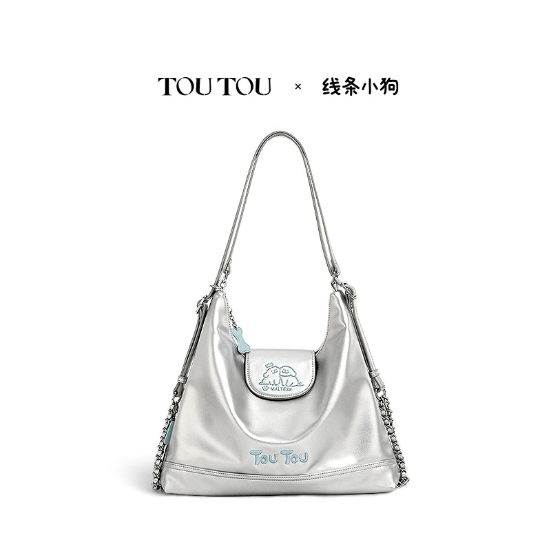 TOUTOU Line Puppy Tote Bag
