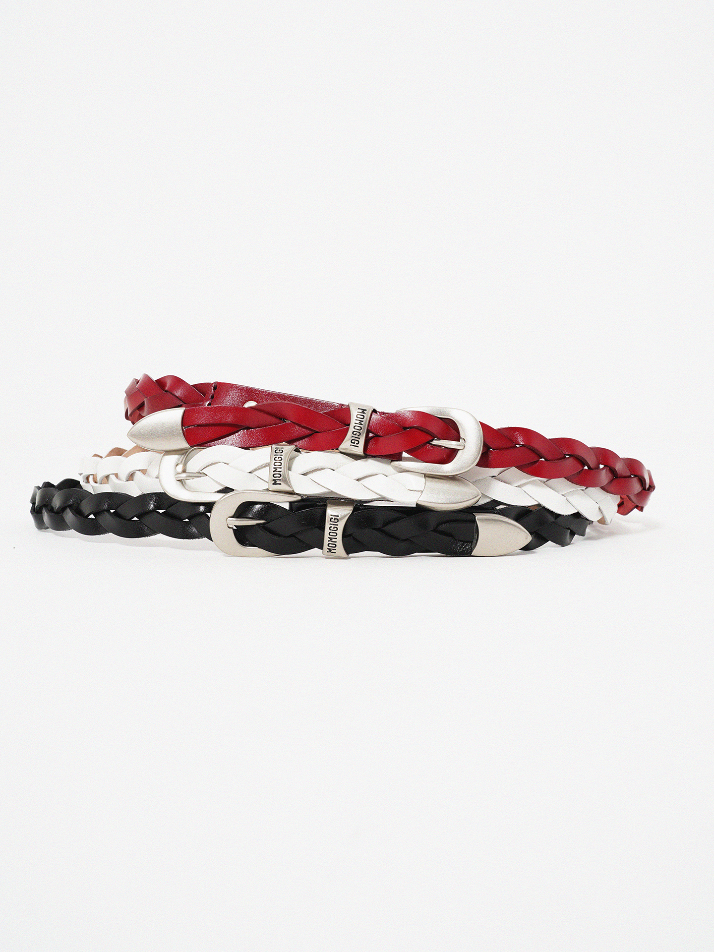 Momogigi Vintage Top Cowhide Simple Belt