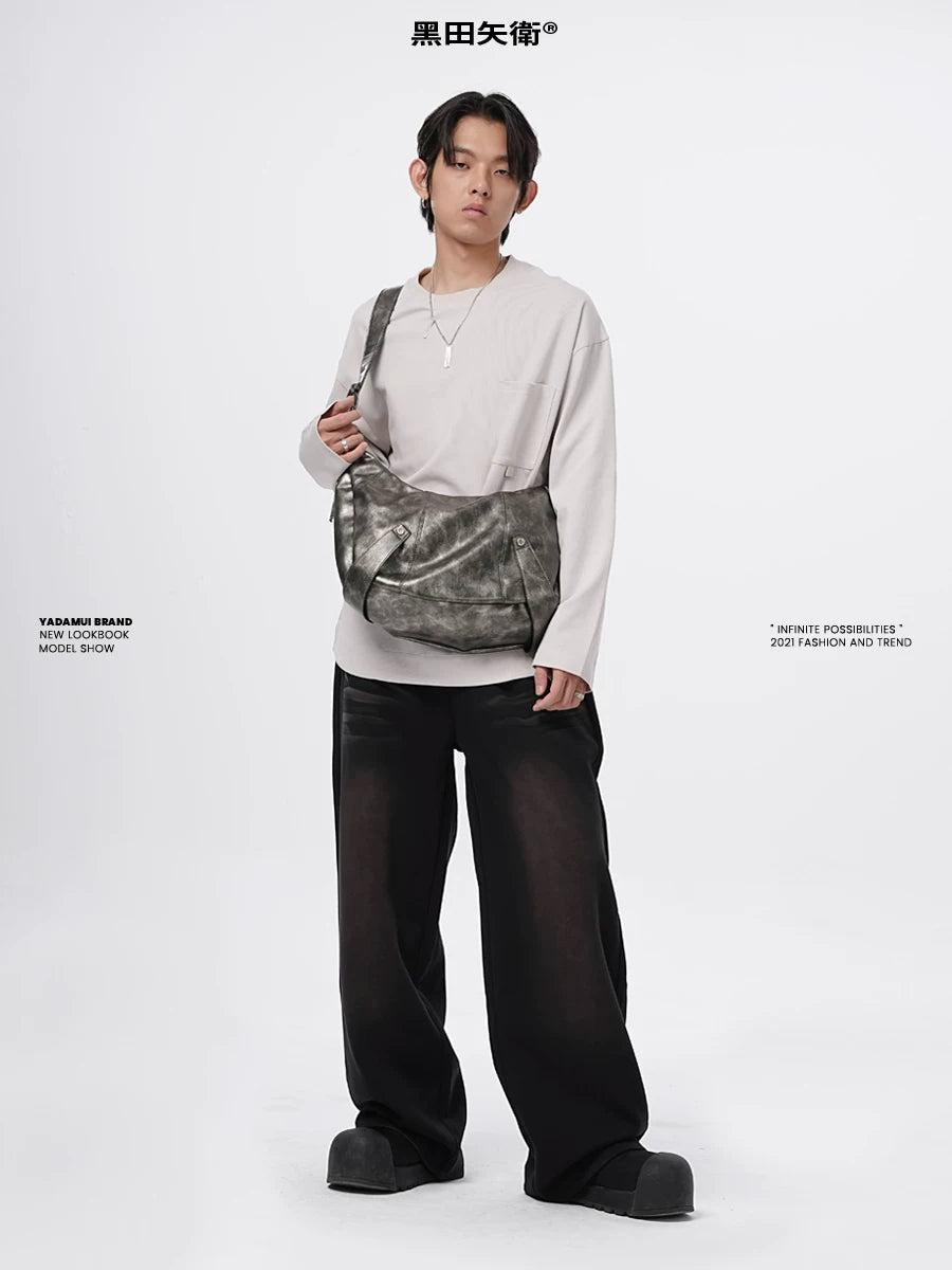 YADAMUI Large Capacity Casual Niche Messenger Bag