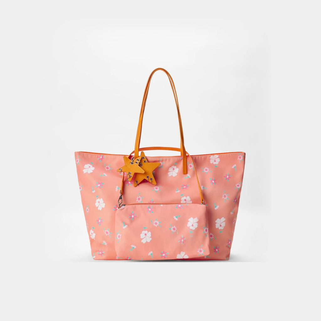 ECODAY Large Capacity Floral Shoulder Handbag