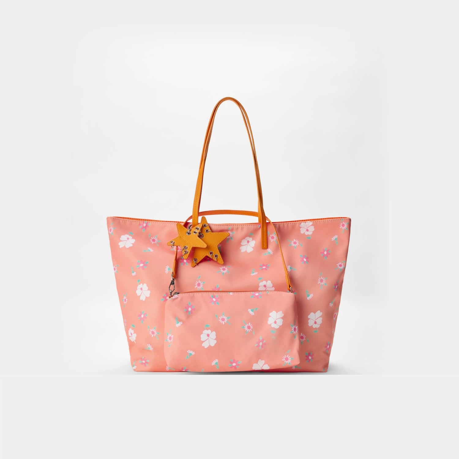 ECODAY Large Capacity Floral Shoulder Handbag