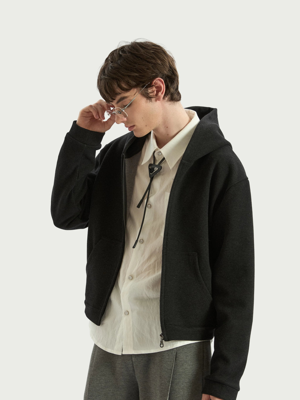 Stay The Night Casual Inside Zip Sweater Cardigan Jacket