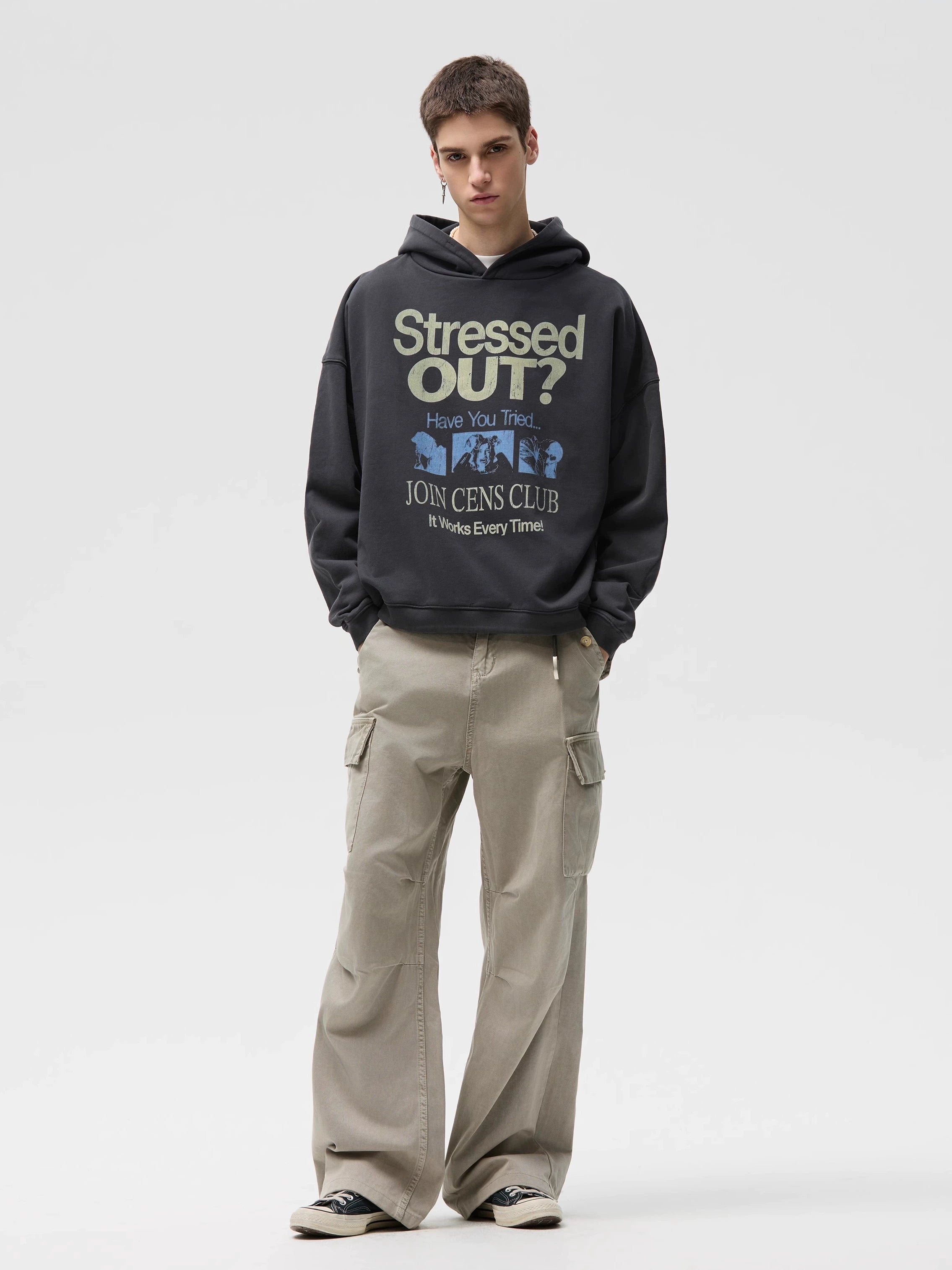 CENSMADE Vintage Casual Versatile Hoodie