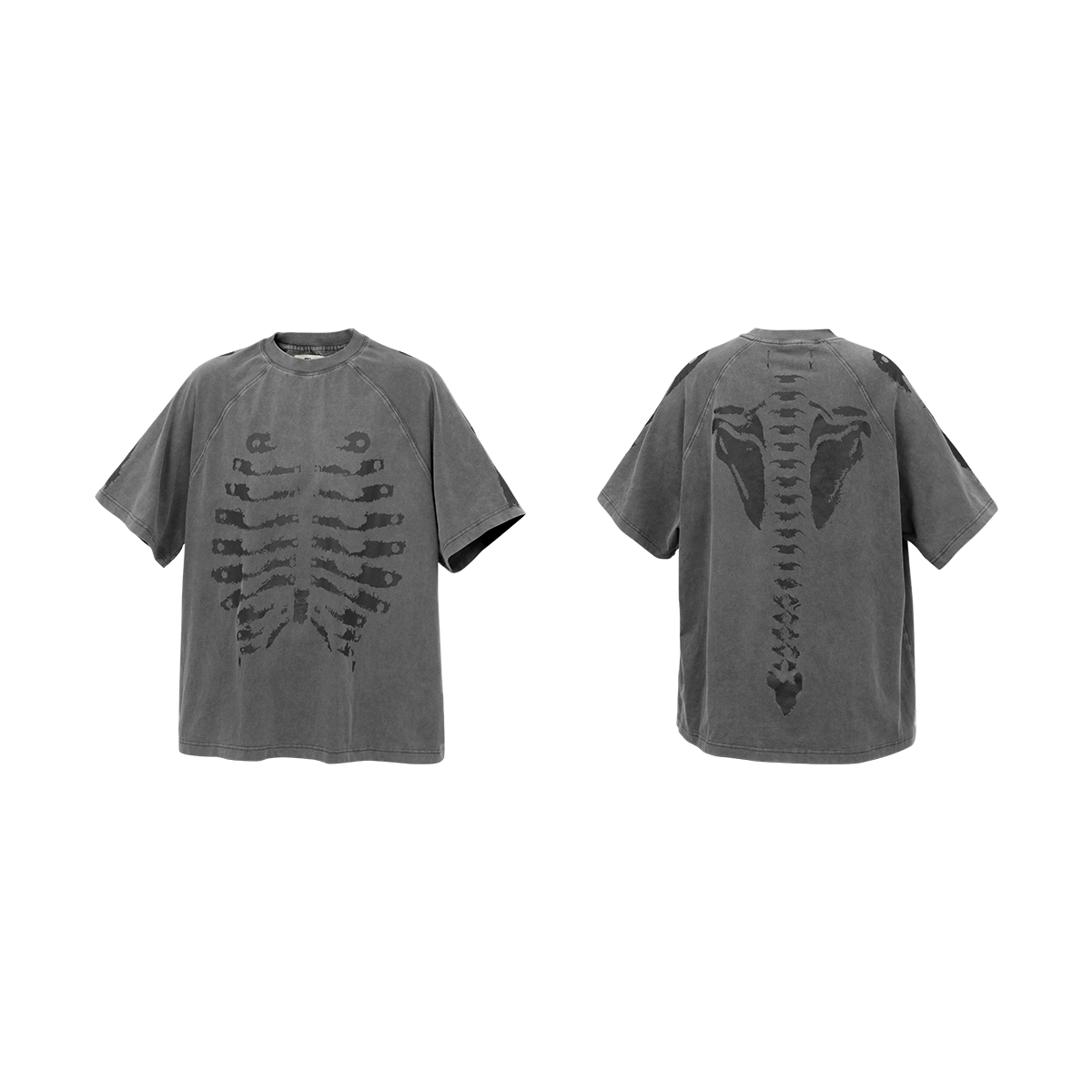 RELABEL Bone Print Made Old Loose Tee