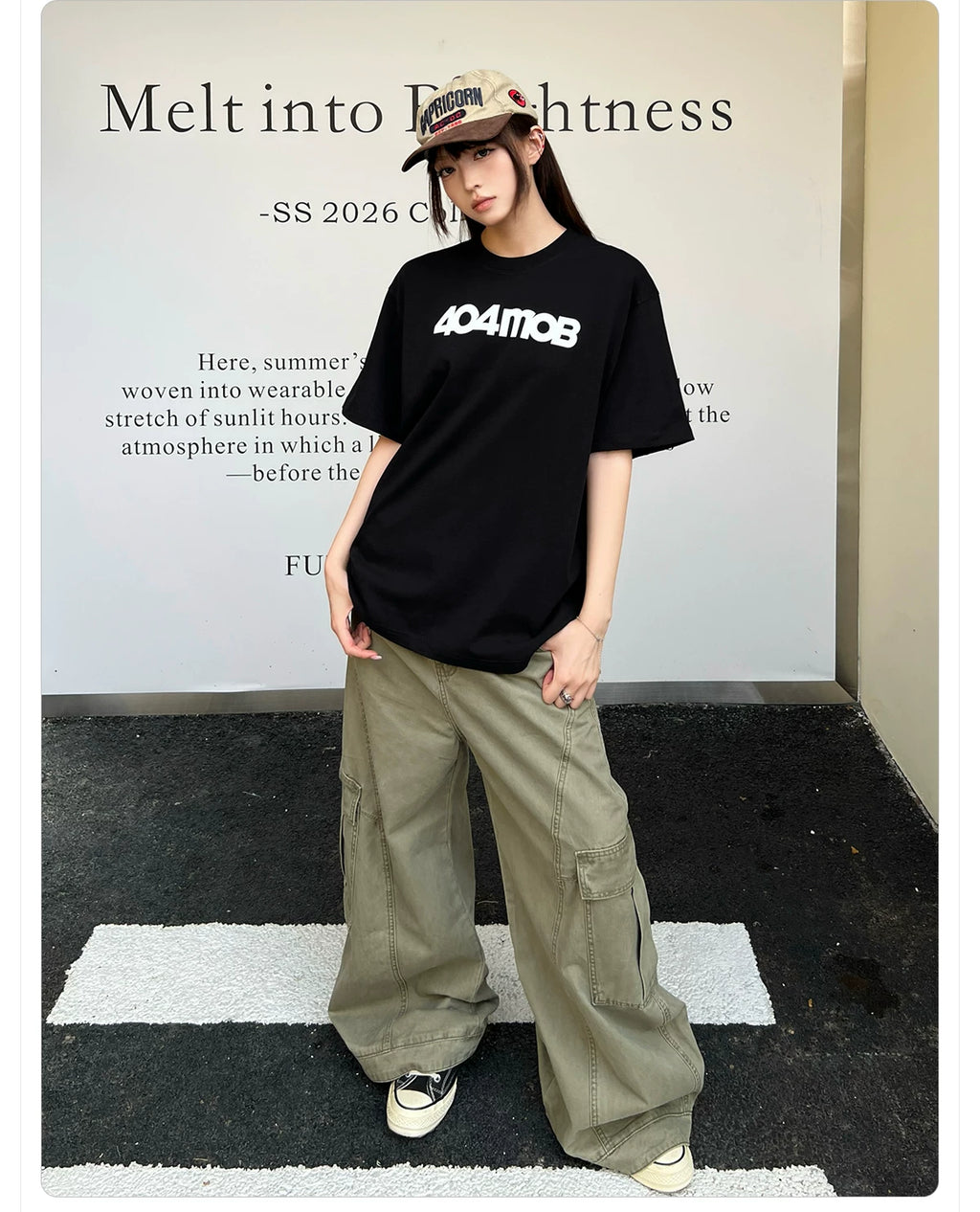 404MOB Simple Loose Versatile Tee