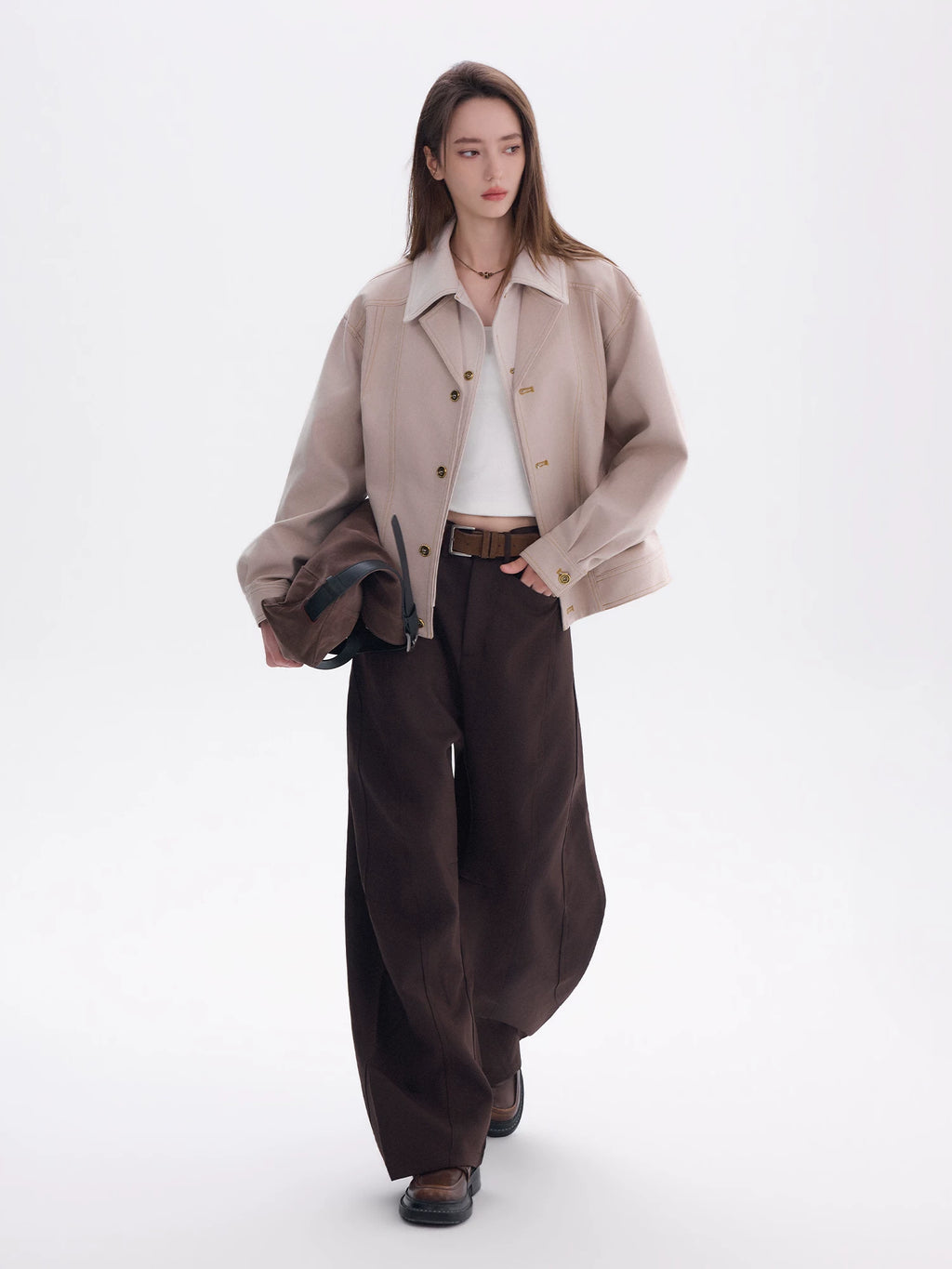 CHOR Fake Two-piece Casual Lapel Jacket