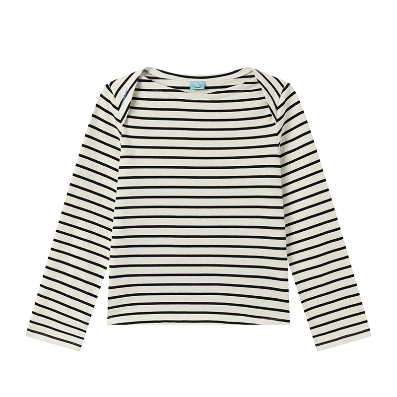 CryingCenter Striped Neck Bottom Long Sleeve