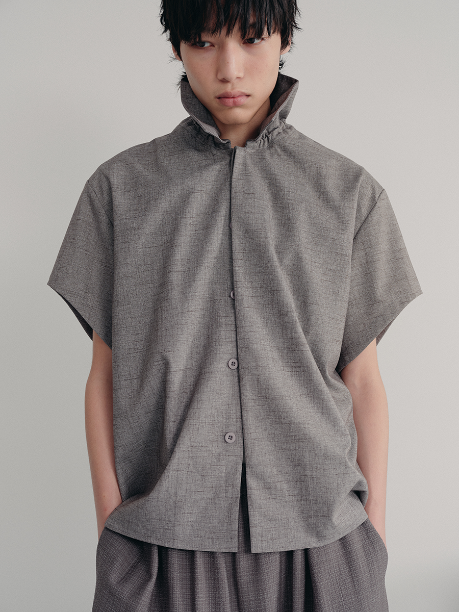 JCAESAR Bud Collar Casual Versatile Shirt