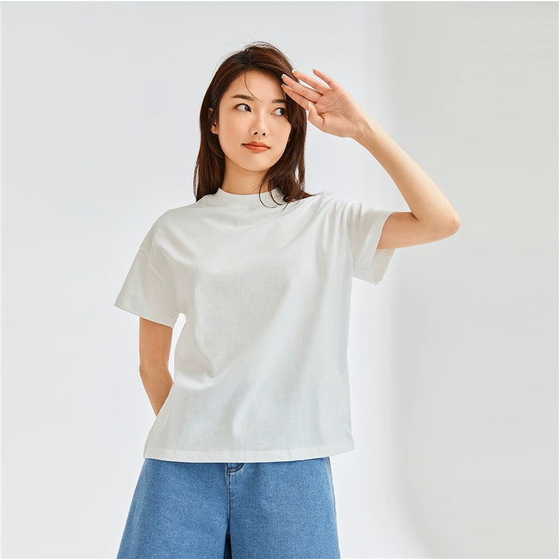 Giordano Comfortable Loose Small Turtleneck Tee