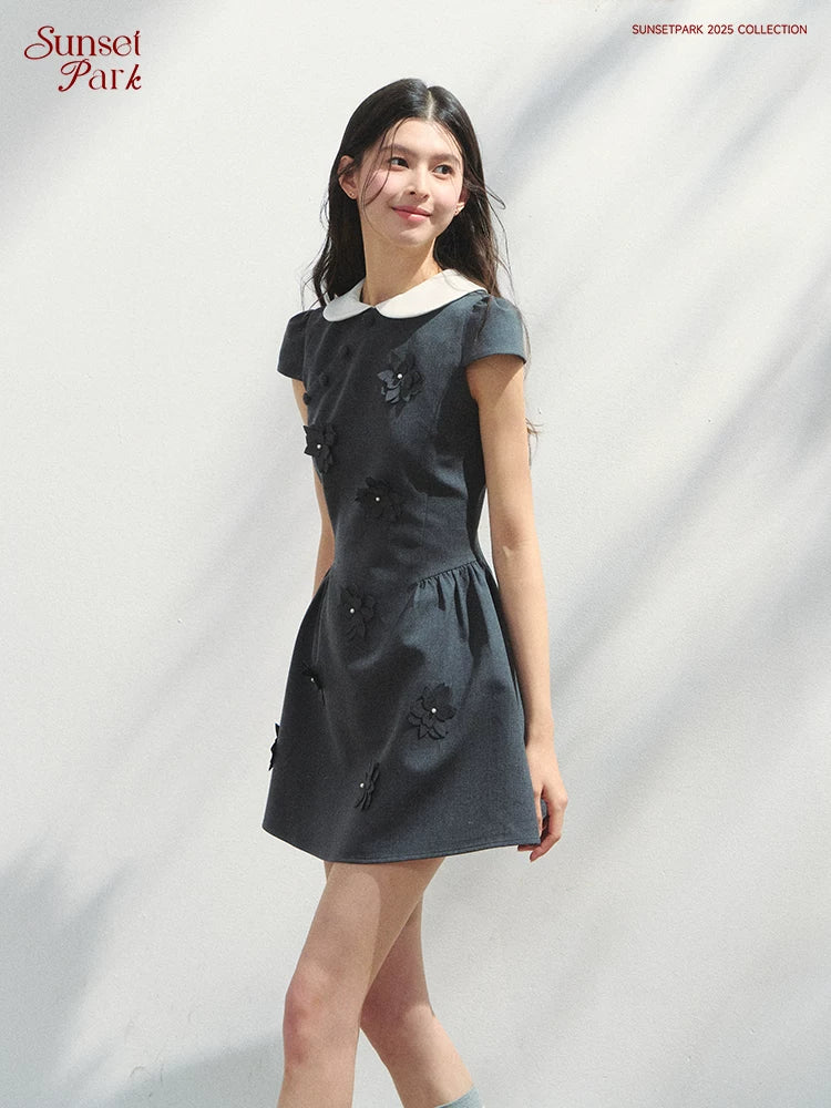 SunsetPark Doll Collar Casual Dress