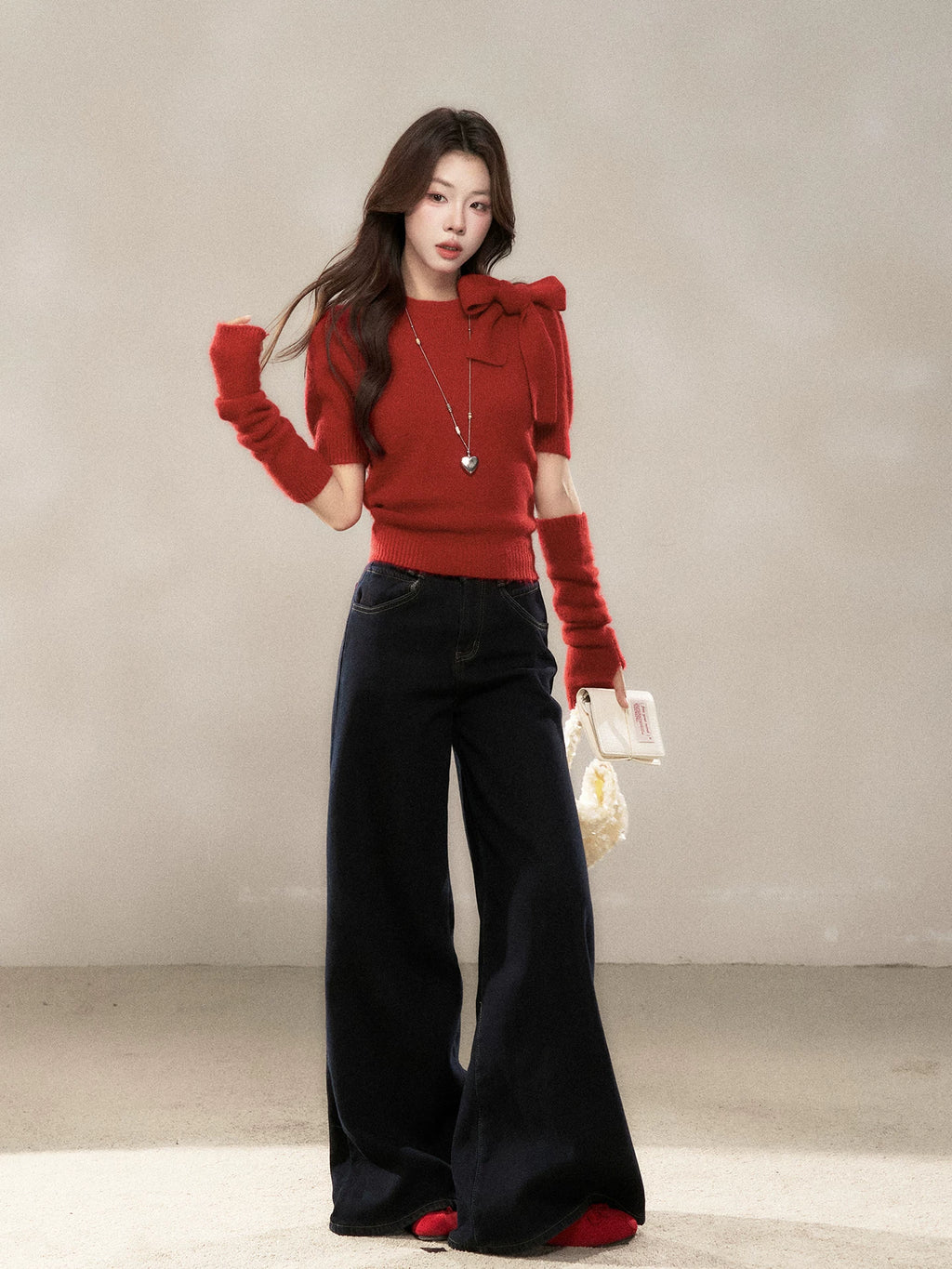 Wildberry Crew Neck Bow Sweater