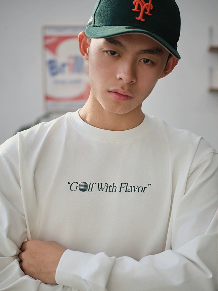 Battles Embroidery Print Loose Casual Vintage Crew Neck Long Sleeve