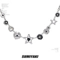 SUMIYAKI Vintage Star Button Clavicle Chain