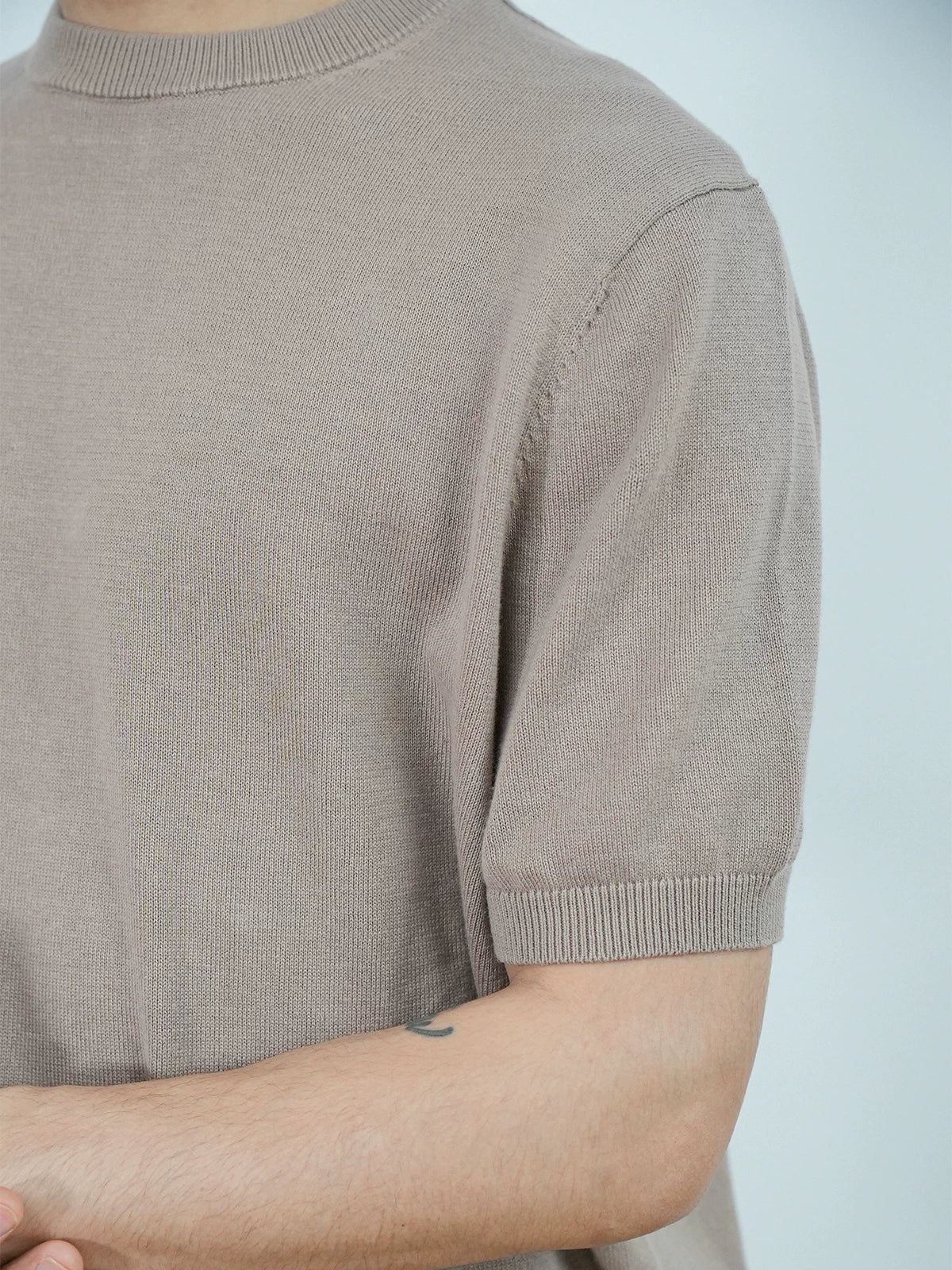 GOODLIVEABLE Front Shoulder Casual Comfortable Tee