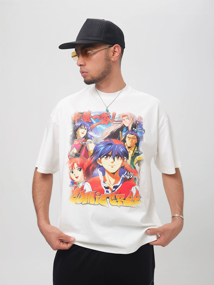 ComicTree Spoof Chinese Little Master Round Neck Tee