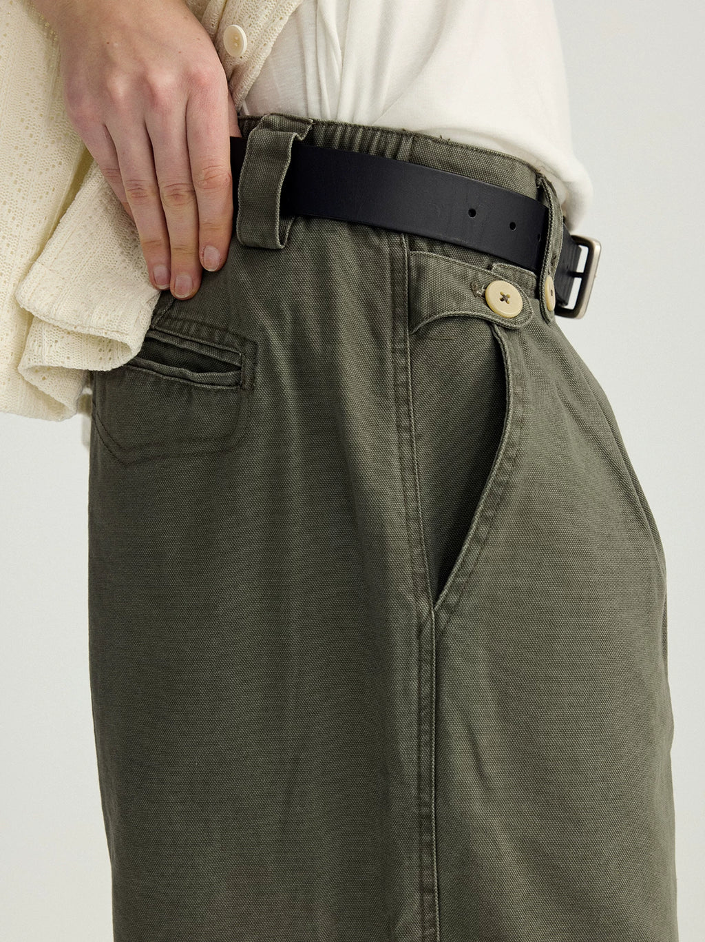 CARPEM Old Button Adjustment Overalls