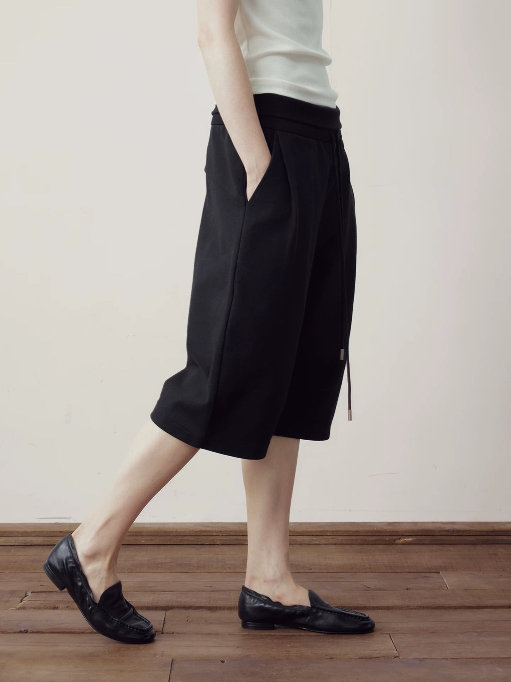 COLN Fold-waist Casual Sweatpants