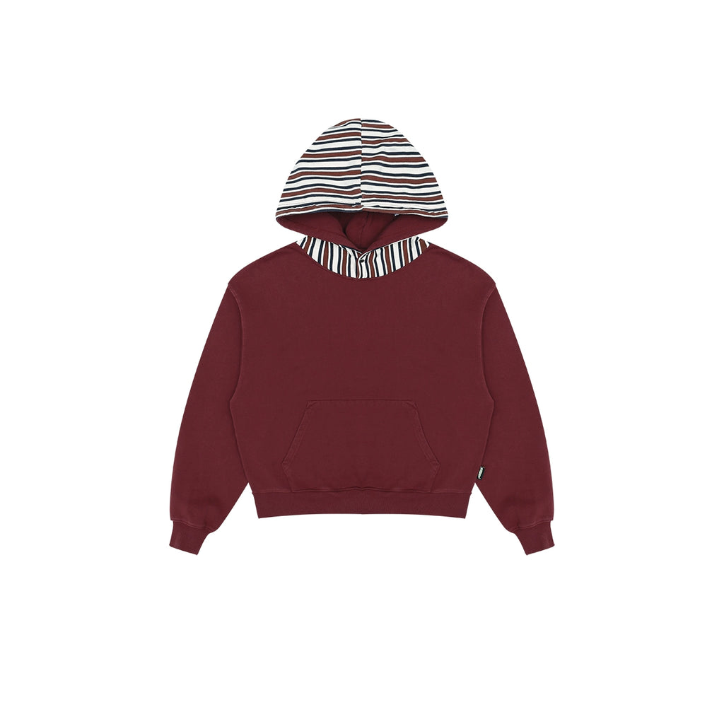 MMBBT Versatile Striped Pullover Hooded Sweater