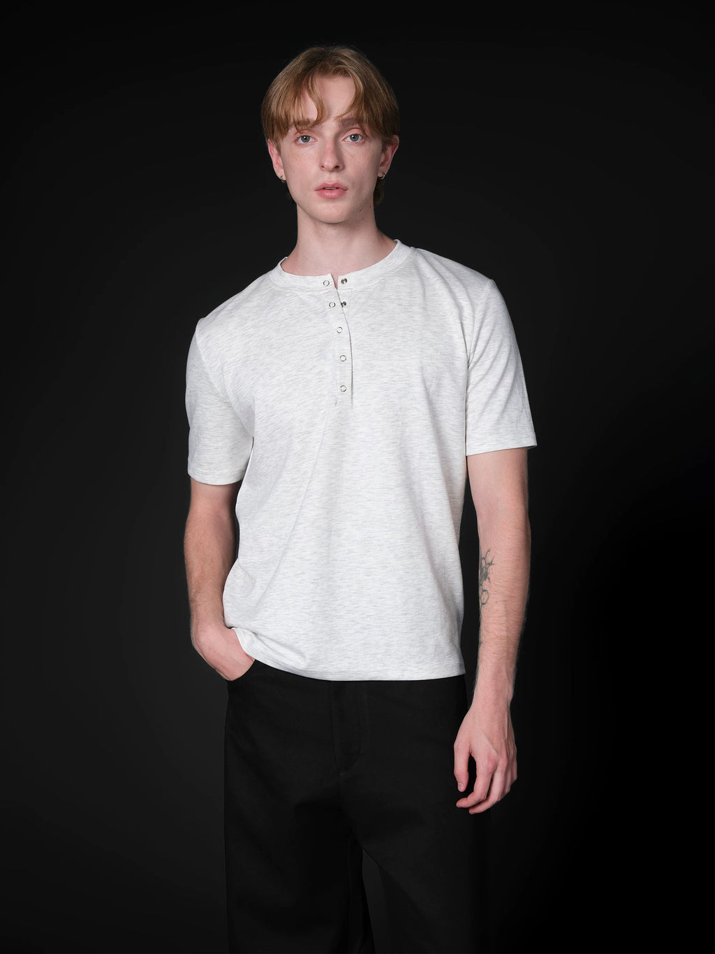 Set for life Life 25SS Modal Cloud-Touch Breathable Henley Tee